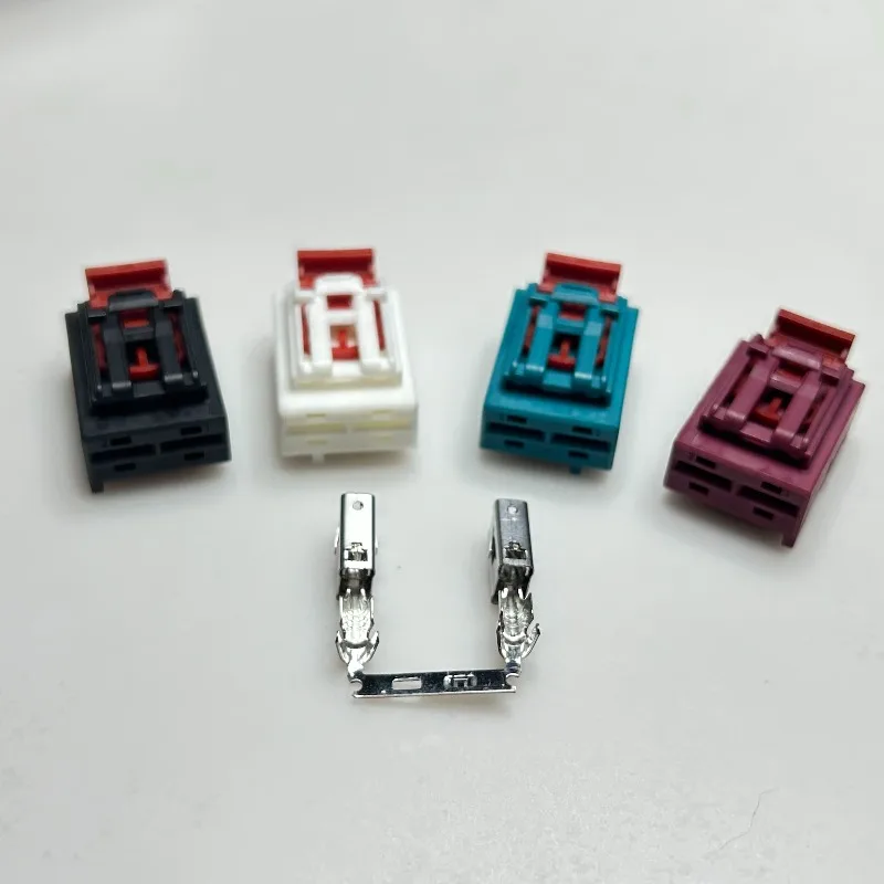 2PCS 2423365-2/3/4 Original 2 Hole, Automotive Connector, Plug, Housing, Jacket, Harness