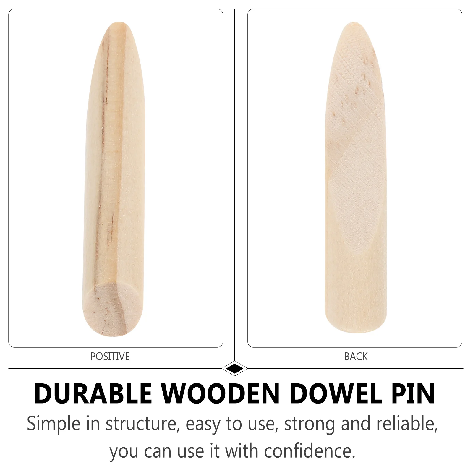 

50Pcs Sturdy Woodworking Drilling Plugs Perfect Workmanship Carpentry Locator Accessories Simple Structure Durable