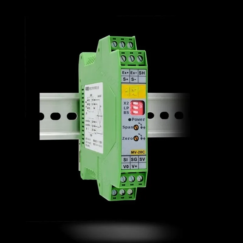 Precision Load Cell Transmitter Strain Gauge mV to 0 20mA ±10V Amplifier