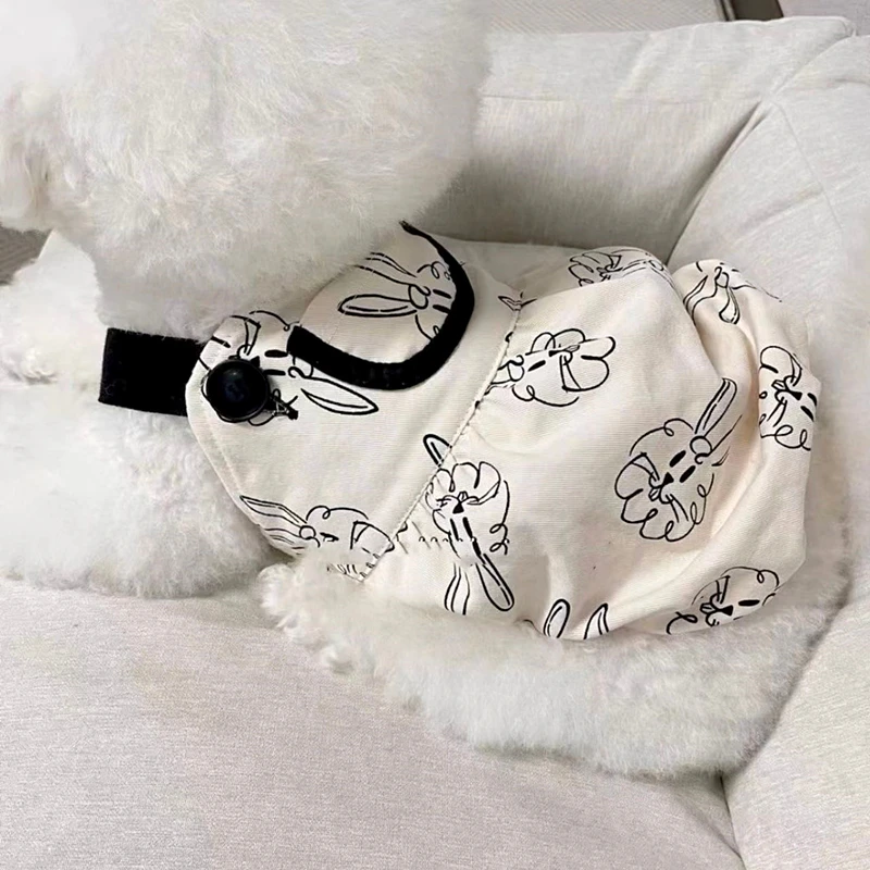 Small Dog Quad Pants Summer Pet Carrier Teddy Soft Pullover Poodle Cartoon Clothes Yorkshire Jumpsuits