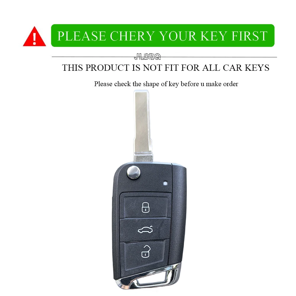 Key case cover For VW golf 7 GTI POLO T-Cross T-Roc touran Tiguan Skoda Octavia Rapid kodiaq Fabia Seat Ibiza leon Ateca Arona