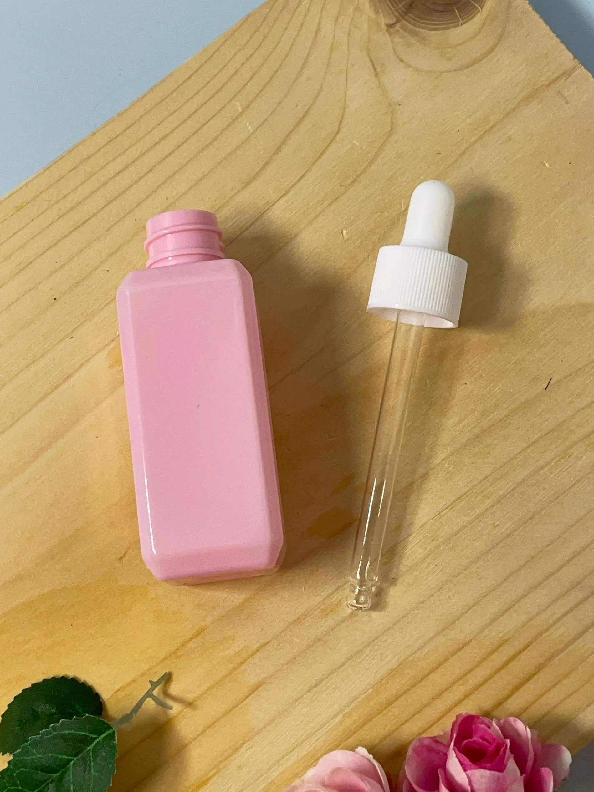 Essential oil dropper bottle 30ML 50ML pipette 1PCS cosmetics sample perfume cosmetics liquid container,with dropper