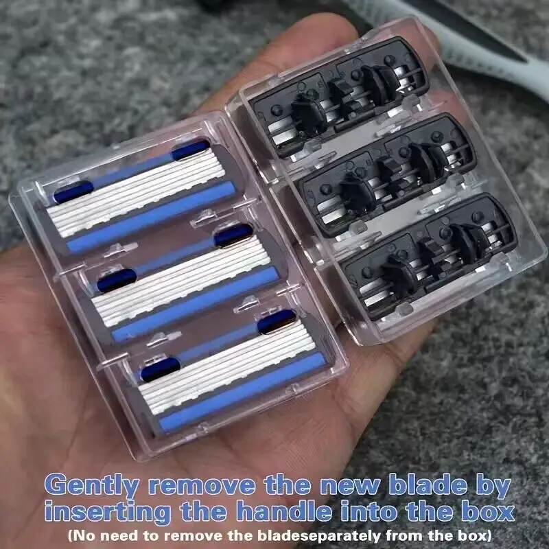 Stainless Steel Trimming Shaver Portable Travel Washable Male Removal Shaving Remover Tool Home Bathroom image 6