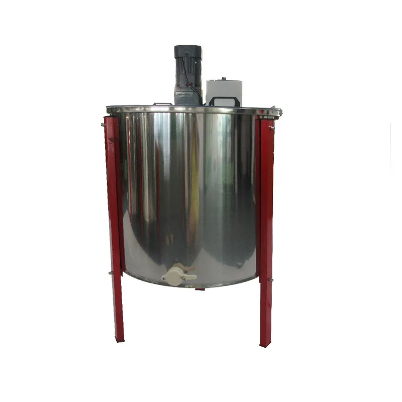 Electric Honey Extractor Stainless Steel 6 Frames Apiary Centrifuge Honey Bucket Beekeeping Tools High Capacity