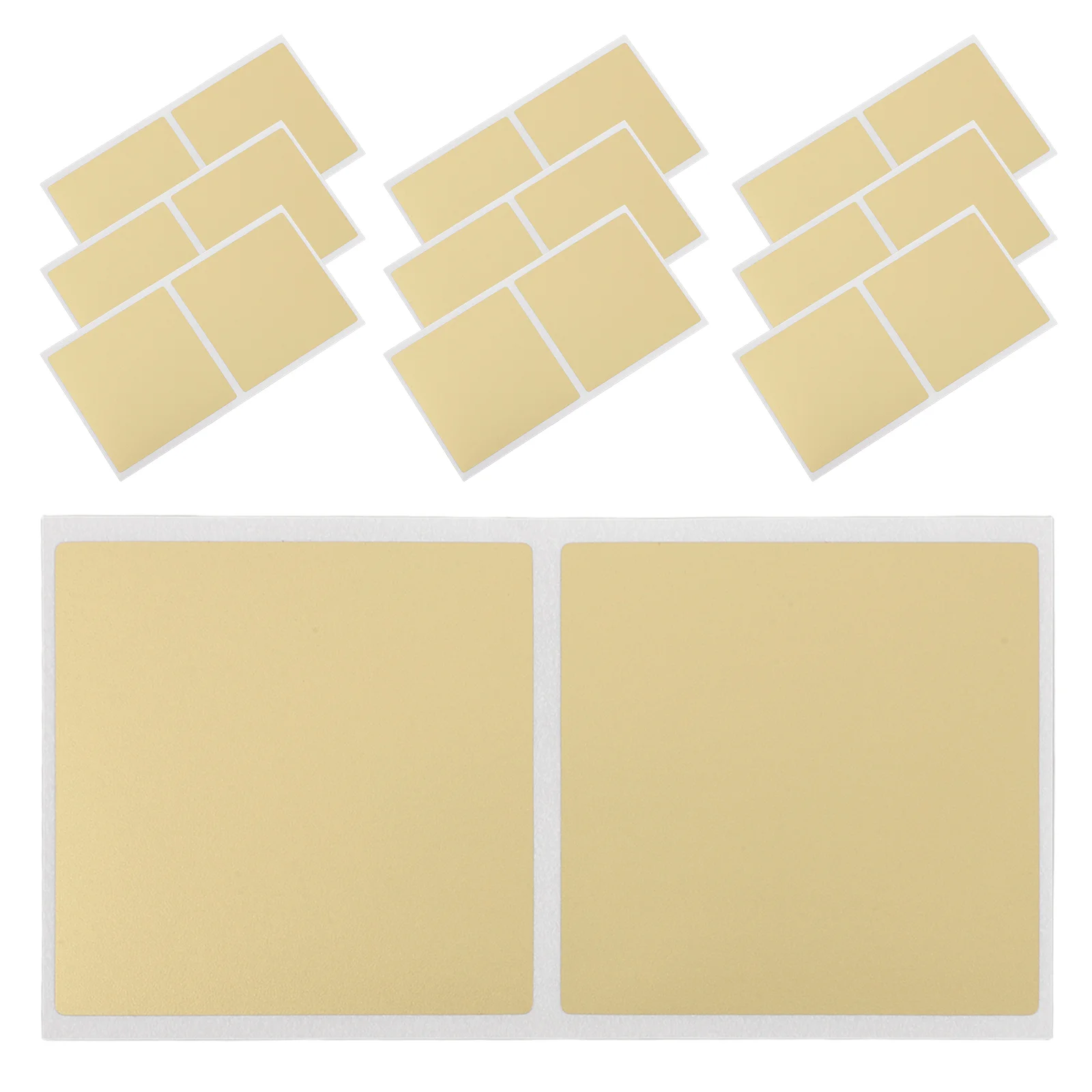 25 Sheets Scratch Card Stickers off Paper Tickets Self-adhesive Film Make Your Own