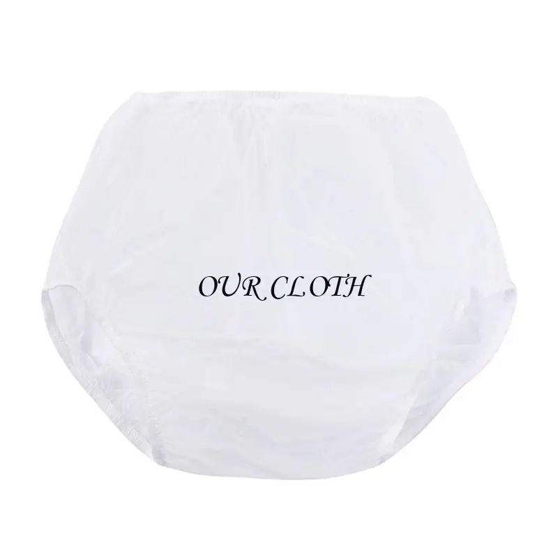 

2Pcs Reusable Leak Proof Incontinence Underwear For Adults Washable Diaper Cover Y1AC