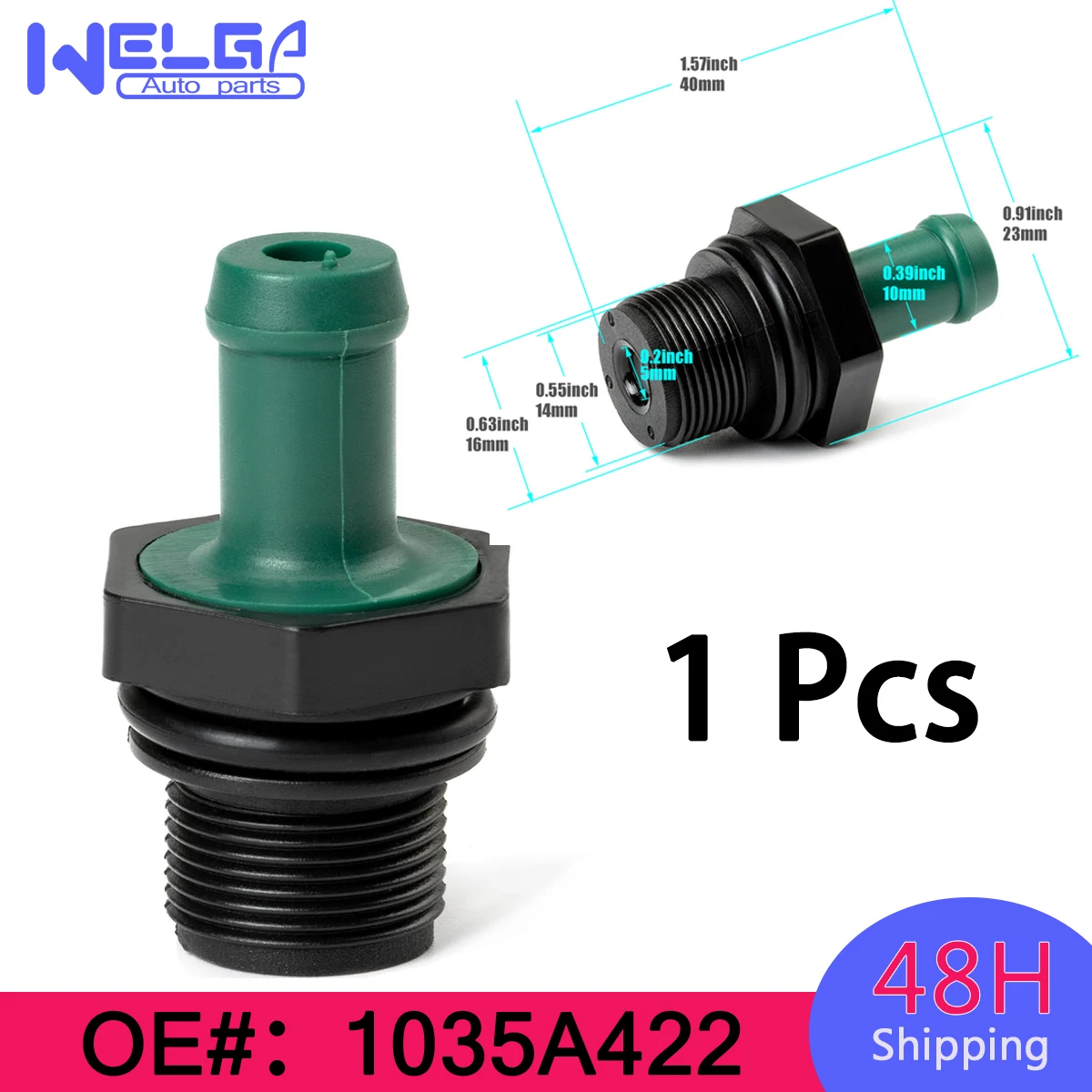 

1 Pcs 1035A422 PCV Valve For Mitsubishi Lancer Outlander ASX For Nissan X-Trail QR20 QR25 Altima 11810-6N202 118106N202