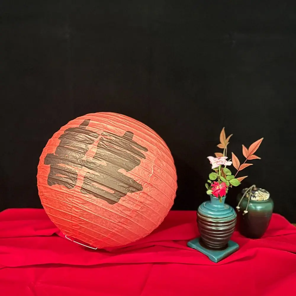 

Holiday Supplies Round Paper Lantern Chinese Hanging Decoration Paper Lamp Lampshade 30cm Hanging Lantern Ball Home Decor