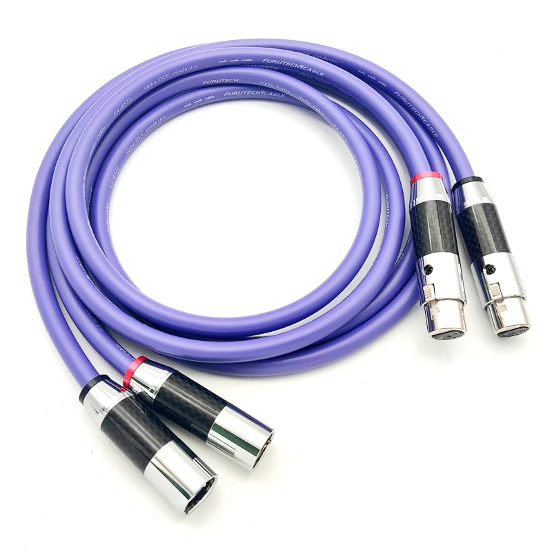 Original Furutech FA - α S22 Single Crystal Copper Flagship RCA Audio Signal Cable Audio XLR Male Female Balance Cable