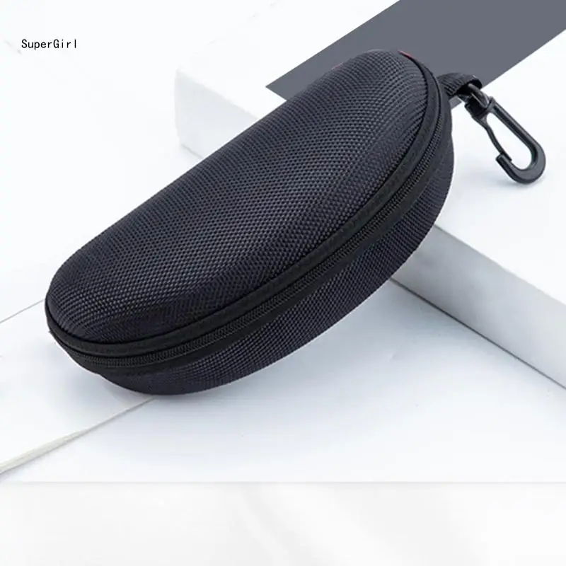 Eyeglasses Case Hard Shell Waterproof Sunglasses Case Zippered Eyeglass Holder J78E