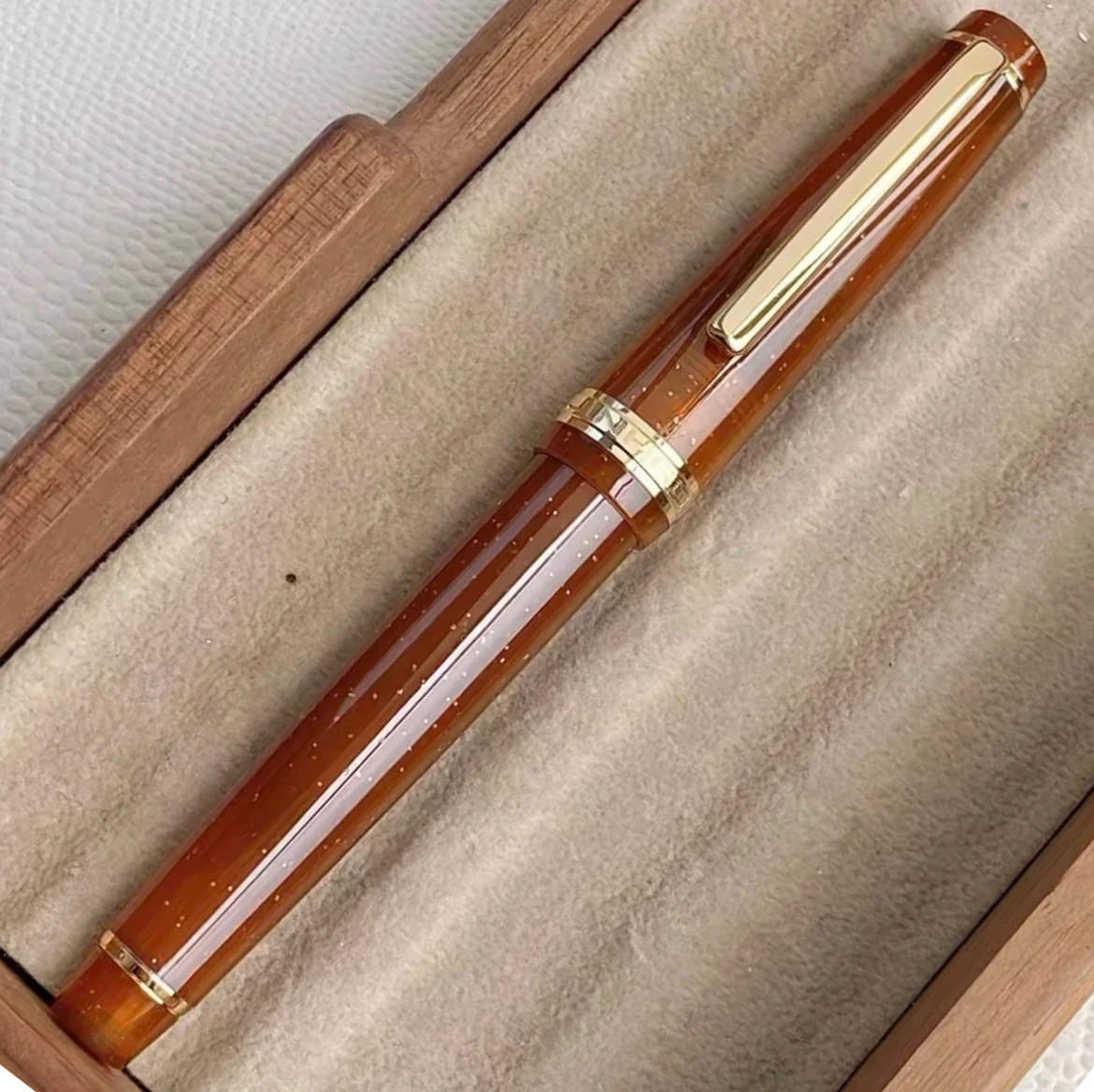 Jinhao 82 Fountain Pen Schmidt Nib EF F M Gold Clip High Grade Resin Rotate Type Student Adult School Writing Practice Pen