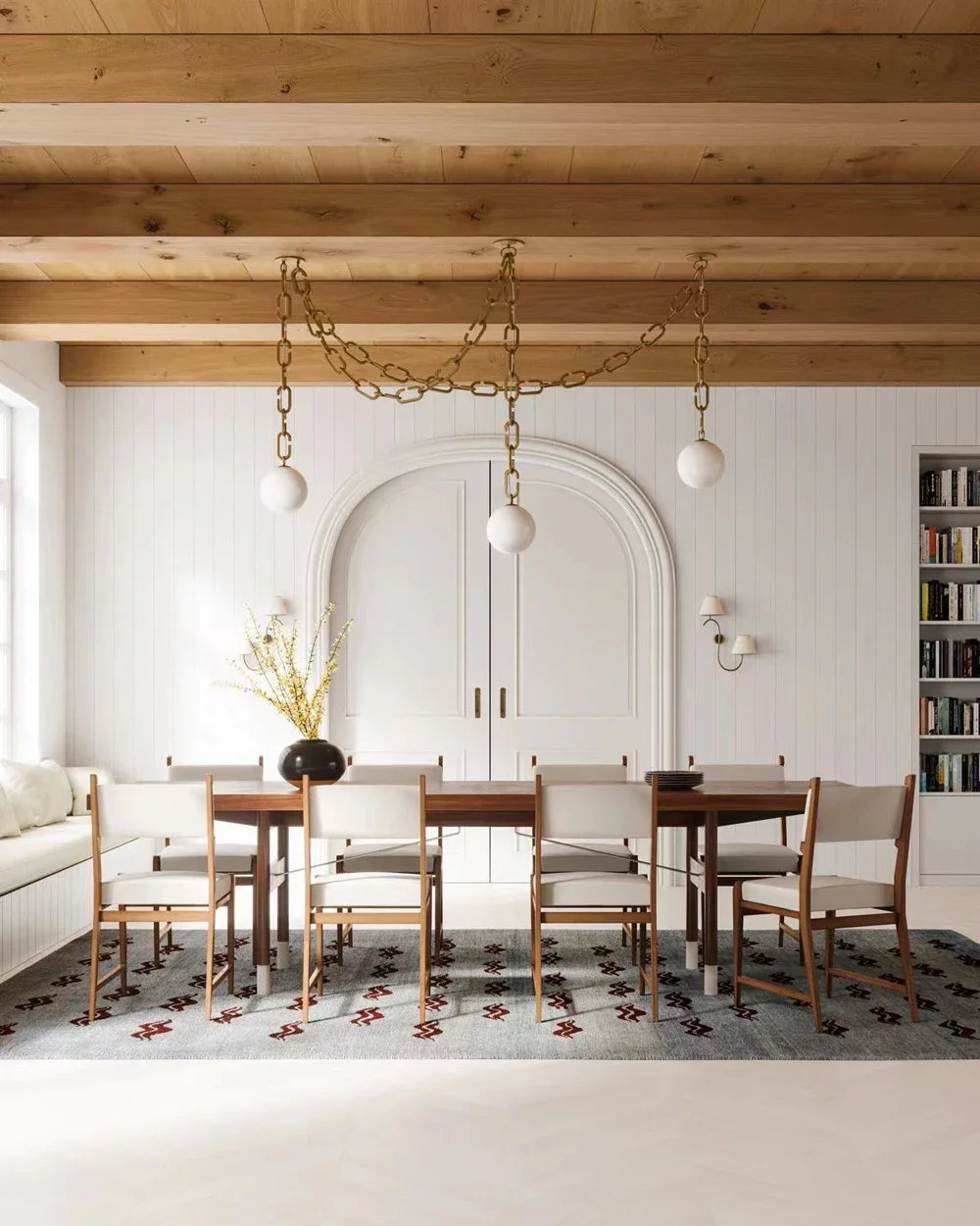 Glass Chain Series Mirror Light Chandelier