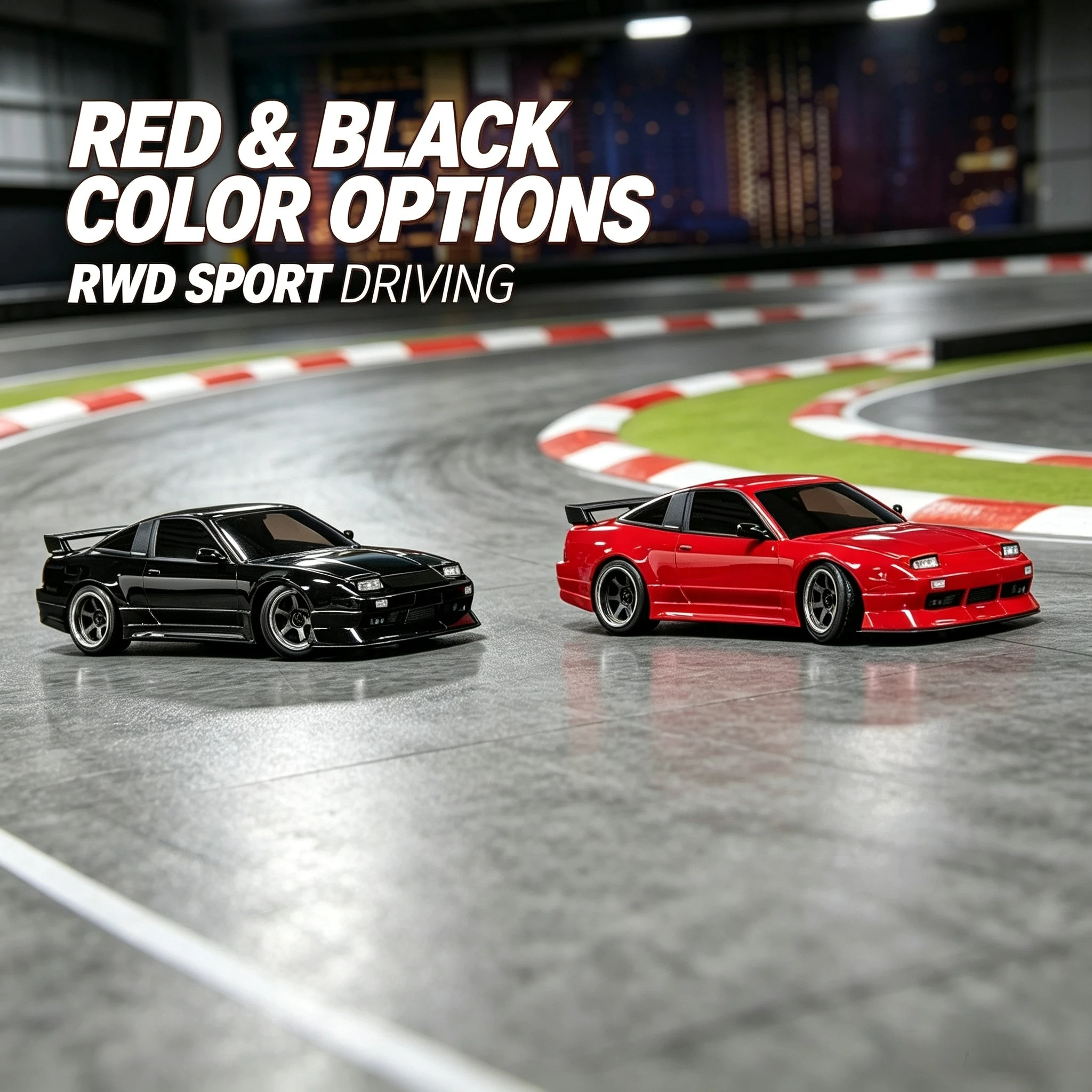 Traxxas 4-Tec 1/10 Nissan 240SX RC Drift Car RTR, Rear Wheel Drive Simulation Remote Control Racing Car For Adults