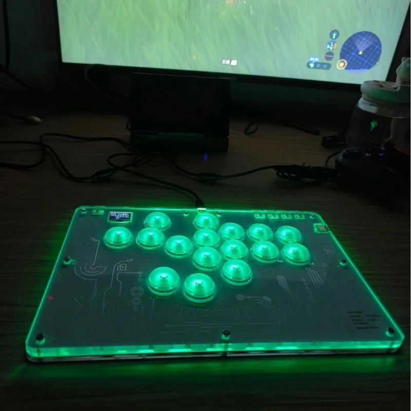 Teclados arcade LED alto desempenho para competição P4/Steam