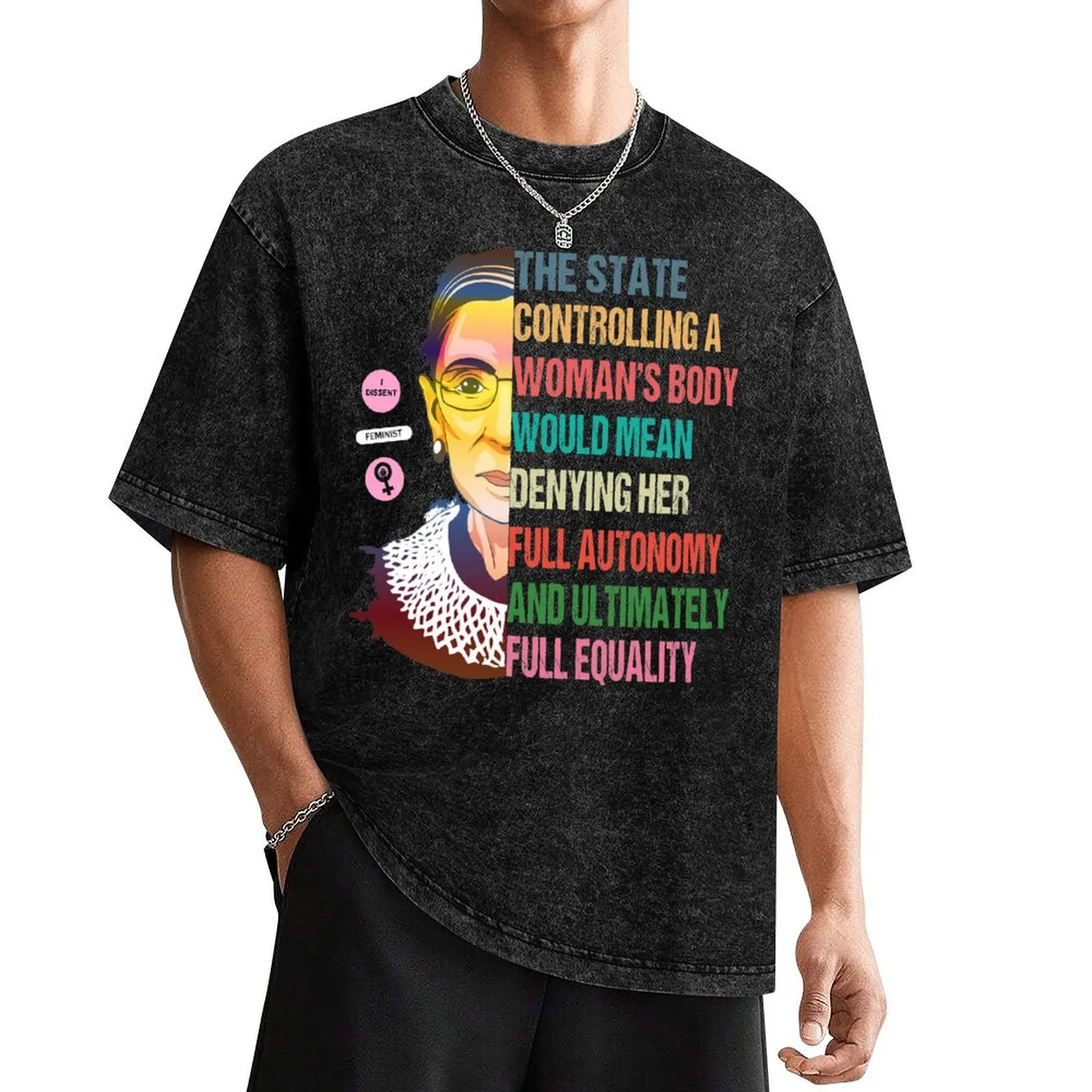 

My Body My Choice: Ruth Bader Ginsburg Pro Choice Feminist T-Shirt T-Shirt Blouse sweat plain luxury clothes men