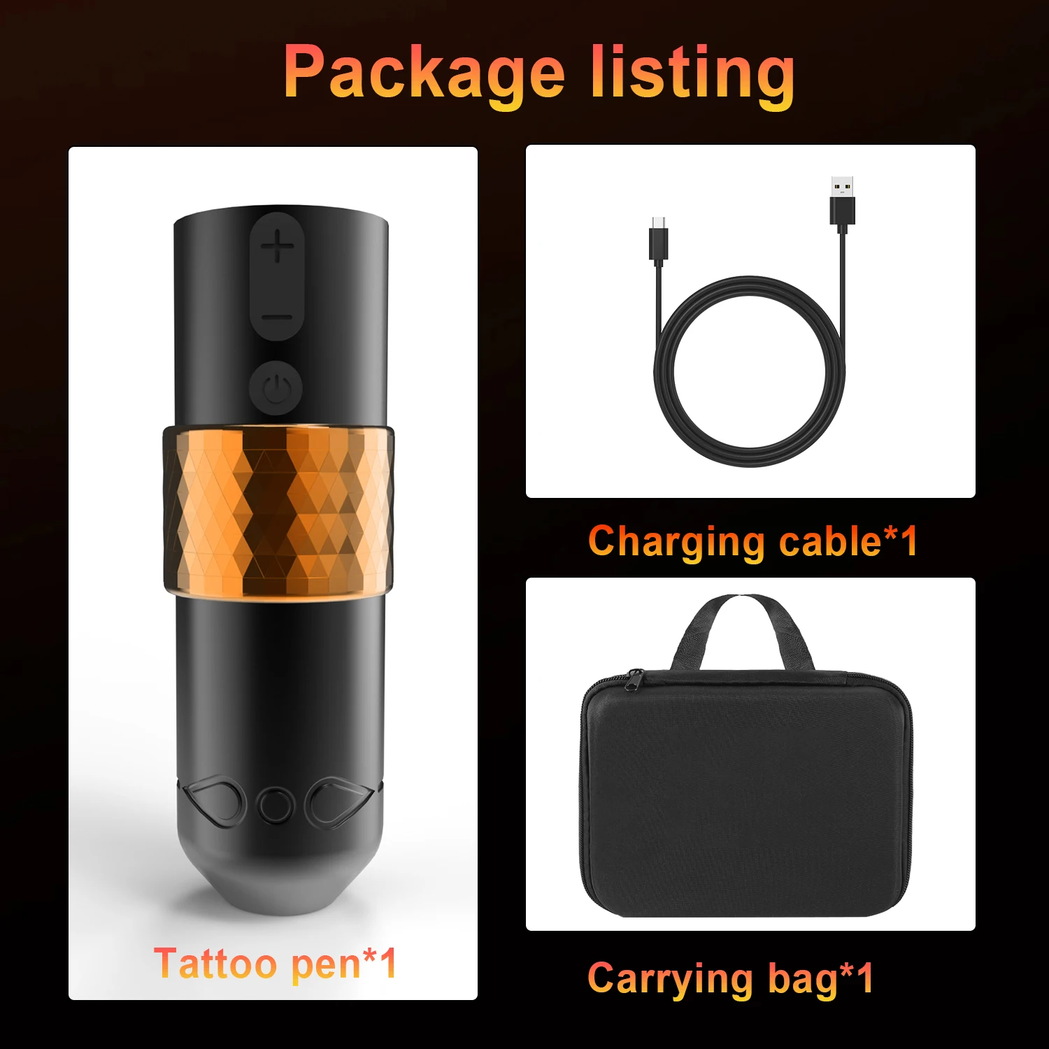 ييلونج ماكينة رسم الوشم التجميلي اللاسلكية الروتاري القلم Coreless فرش السيارات 1500MAH بطارية متعددة الوظائف شاشة OLED لفن الوشم