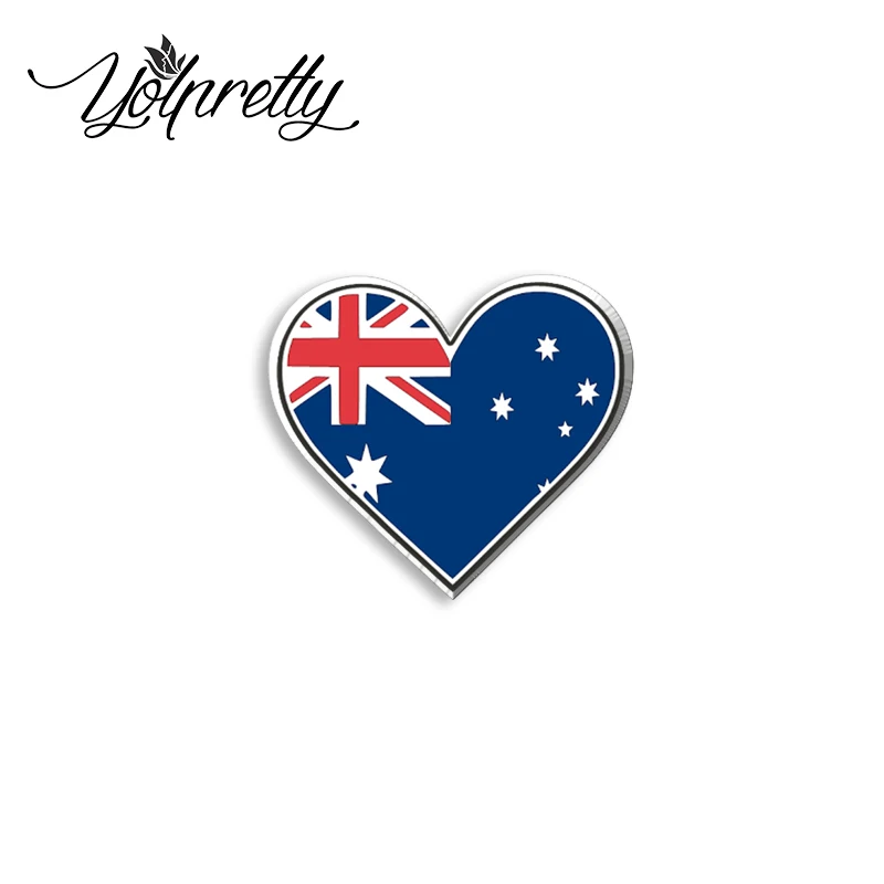 2023 New Arrival Fashion Love Australia Animals Kangaroo Koala Handcraft Acrylic Epoxy Badge Pin Lapel Pins