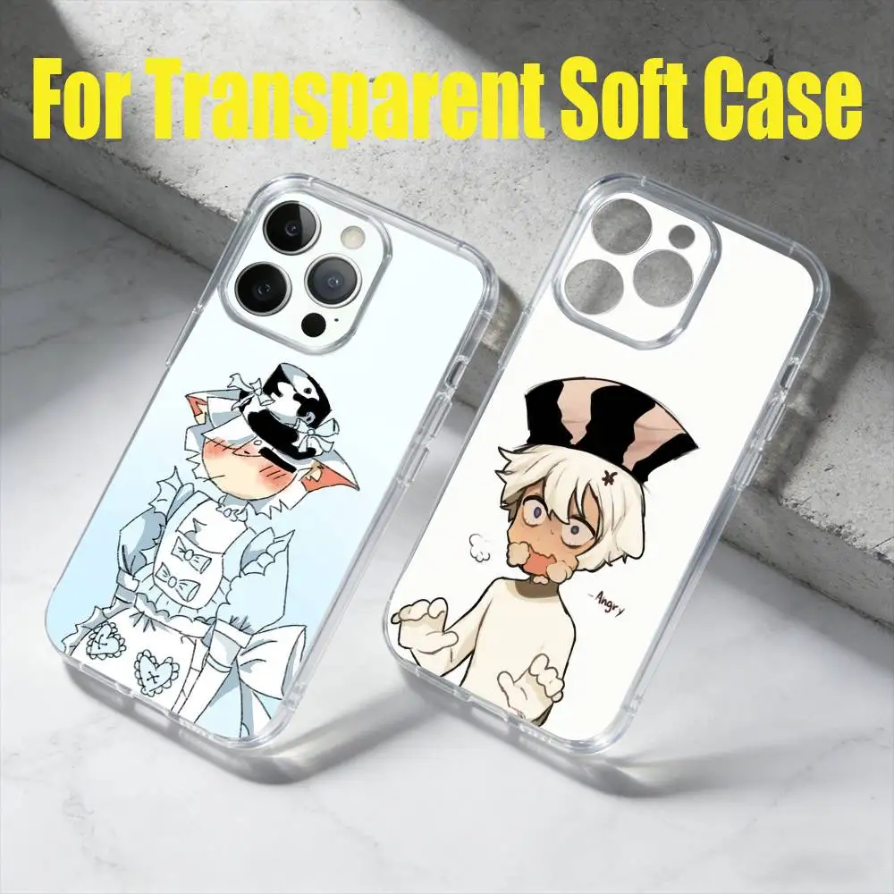 Funda Transparente Suave S-Slendytubbies 3 G-Guardian para iPhone 17, 16, 15, 14, 13, 12, 11 Plus, Pro Max