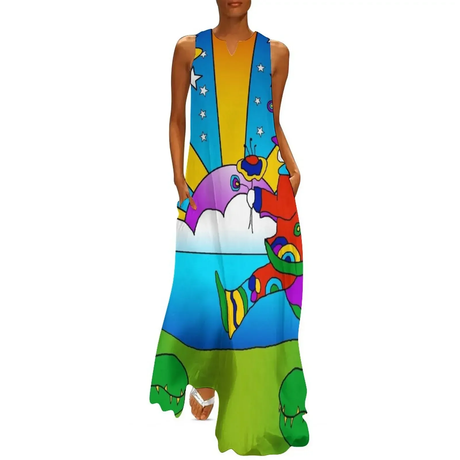 

It's Not the End, It's Only the Beginning Long Dress womens dress chic and elegant woman dress Evening dresses