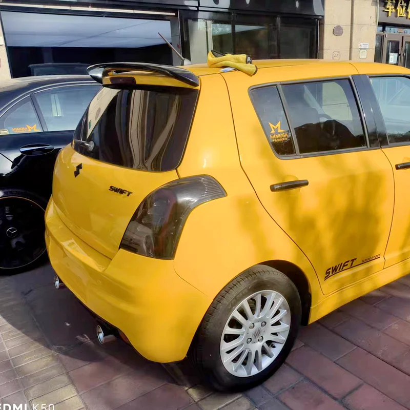 Für Suzuki Swift Spoiler 2006 bis 2016, hochwertiges ABS-Material, Kfz-Heckflügel, Primerfarbe, Dachspoiler hinten