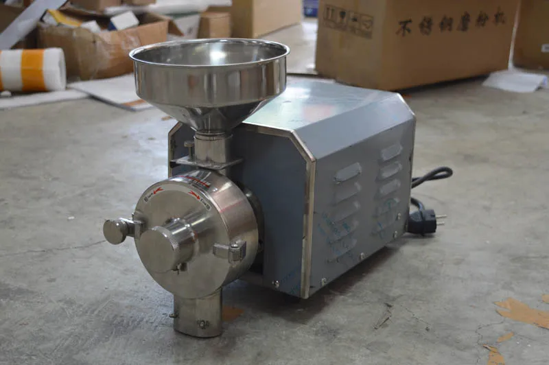 220V electric mill medicine pulverizer cereal grain grinding machine steel bean wheat rice sesame grinder