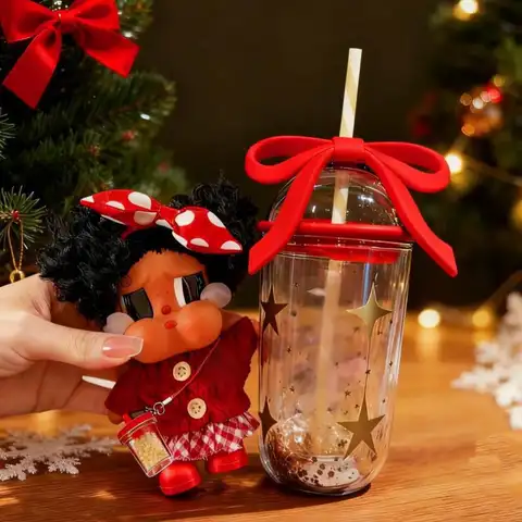 Winter Sweater Skirt Set For CRYBABY Vacation Mode On Doll Clothes For crying baby Doll Christmas Outfit Clothing Accessories