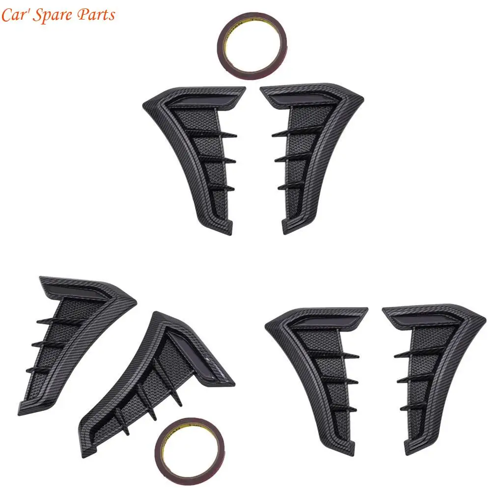 

Y4UA Car Side Vents Cover Universals Side Wing Air Flows Vents Decorations