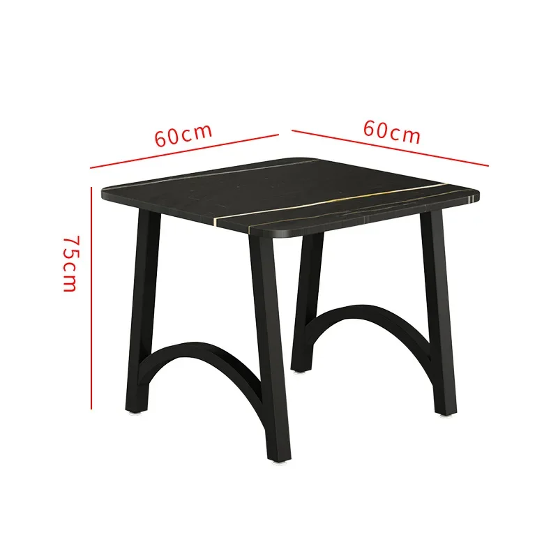 Industrial style bar table and chair combination restaurant hot pot barbecue shop cafe pub bar tea house rock slab dining table