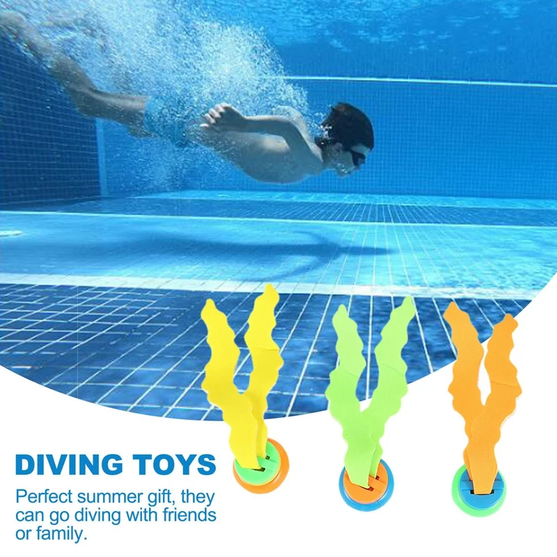 Hot Diving Toys Underwater Sinking Swimming Pool Toy, Diving Rings & Sticks, Torpedoes, Water Grass, Dive Training Gift For Kids