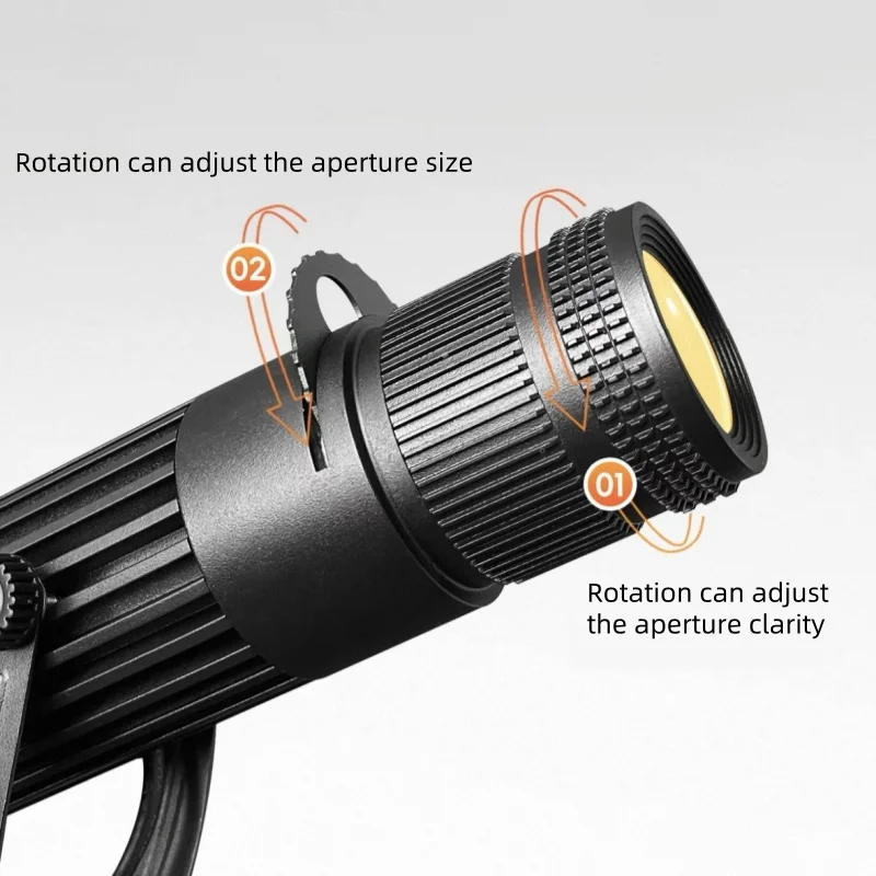 Spocal light led spotlight bar ktv restaurant stage projection ceiling light zoom adjustable focus open track light