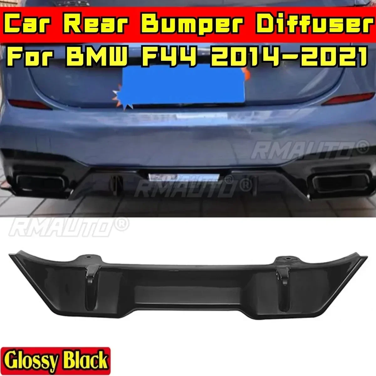 F44 Rear Bumper Lip Diffuser Glossy Black MP Style Rear Bumper Guard Splitter Car Accessories For BMW F44 2014-2021 Body Kit