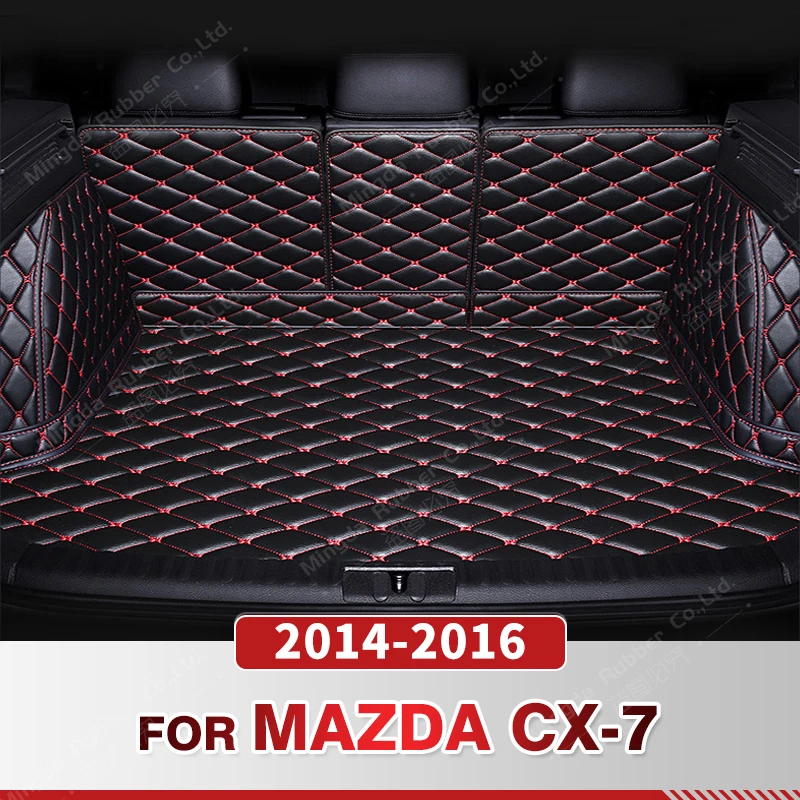 

Auto Full Coverage Trunk Mat For Mazda CX-7 SUV 2014-2016 15 Car Boot Cover Pad Cargo Liner Interior Protector Accessories