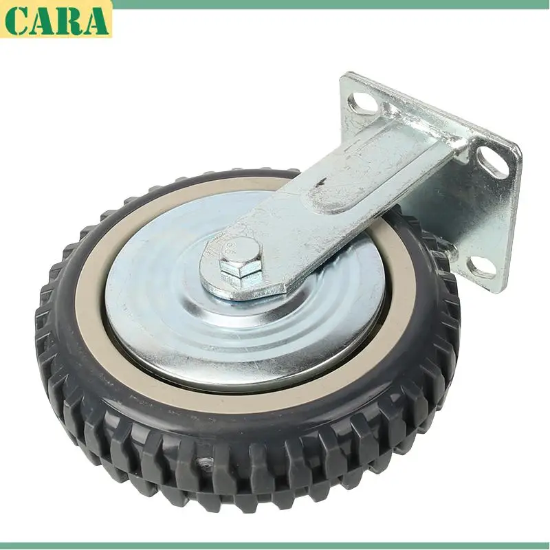 

Wear-Resistant Load-Bearing : 8-Inch Gray Bee Fire Fixed Wheel for Dining Cars Service Cars Home Applications