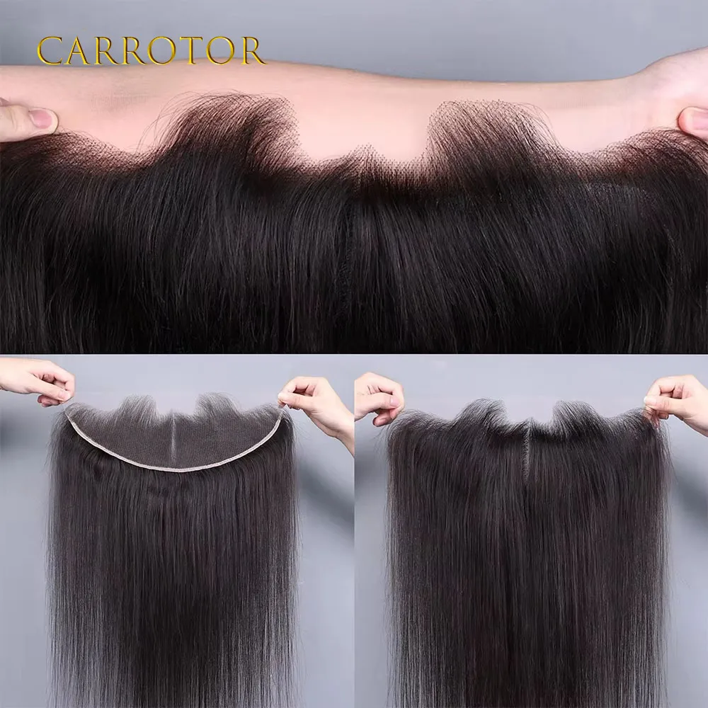 Lagos شعري مستقيم 13x6 HD الدانتيل أمامي الشعر البشري عقدة صغيرة غير مرئية M على شكل شعري طبيعي شعر الإنسان الأذن إلى الأذن