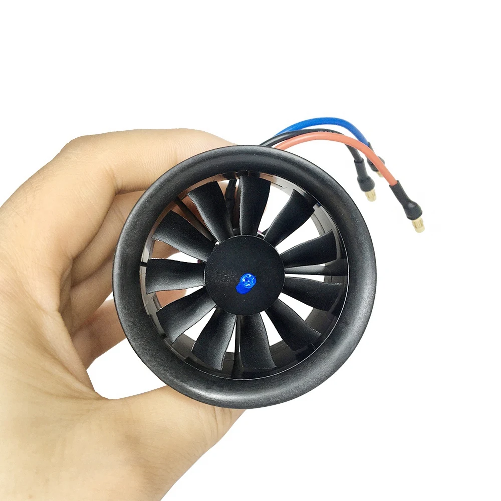 Hélice de Ventilateur Souterrain 3S 11 avec Moteur Sans Balais, Pièces de Rechange pour Modèle d'Avion et Drone RC à Jet, 50mm, 4900KV