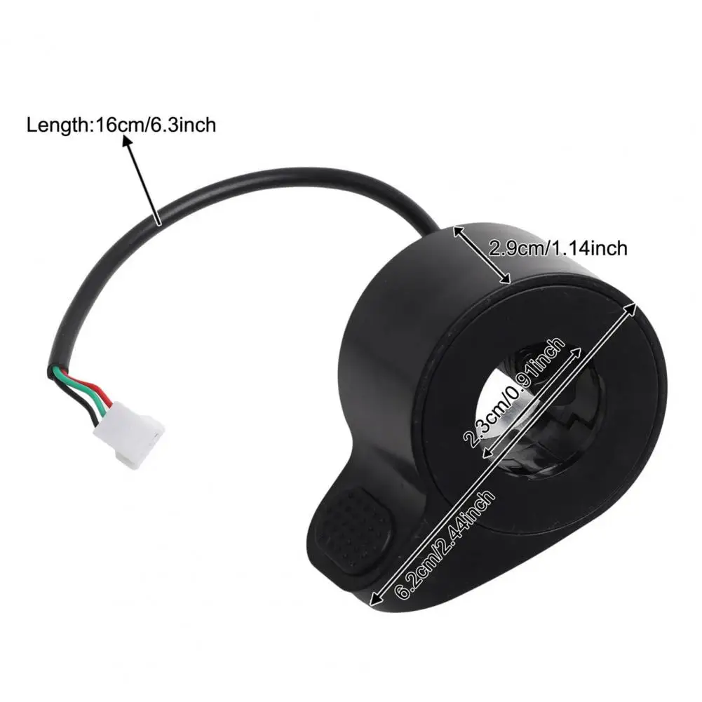 

6,2*2,9 см Ebike дроссельная заслонка для большого пальца, электрический скутер, скорость большого пальца, запасные части для Gotrax GXL V2 и M365