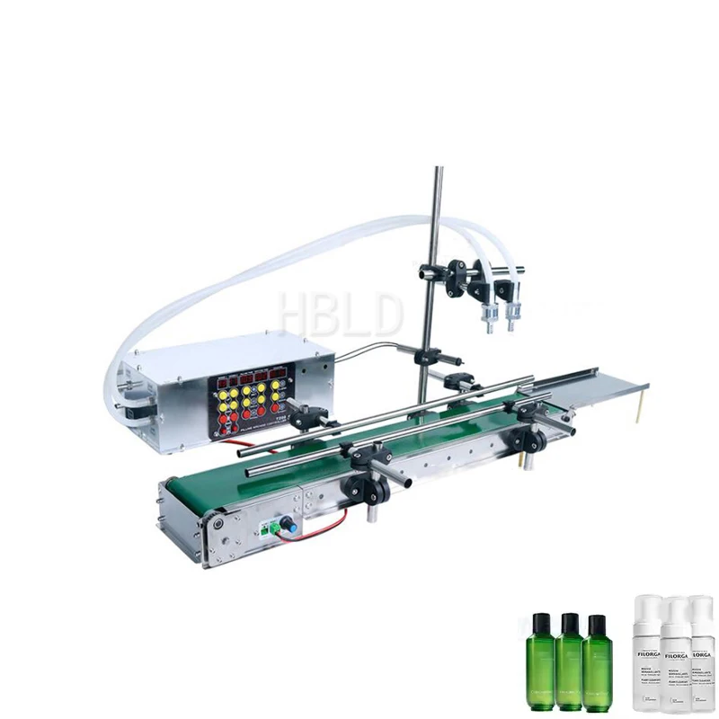

Perfume Juice Liquid Packaging Machine Double Head Table Type Electric Numerical Control Pump Filling Machine