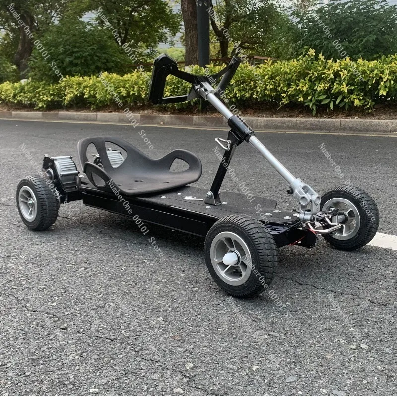 Electric skateboard go-kart for adults and children, foldable and suitable for adults to ride