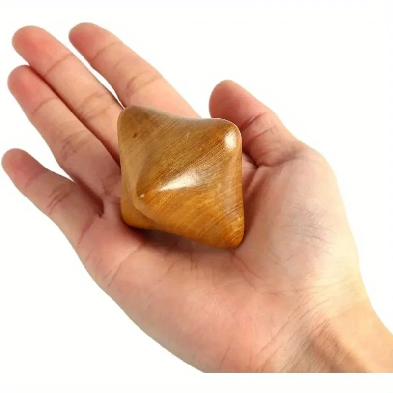 خشب الصندل سداسية كرة اليد تدليك الكرة ميريديان معدات الرعاية الصحية تدليك الأنسجة العميقة حلقات العلاج بالابر