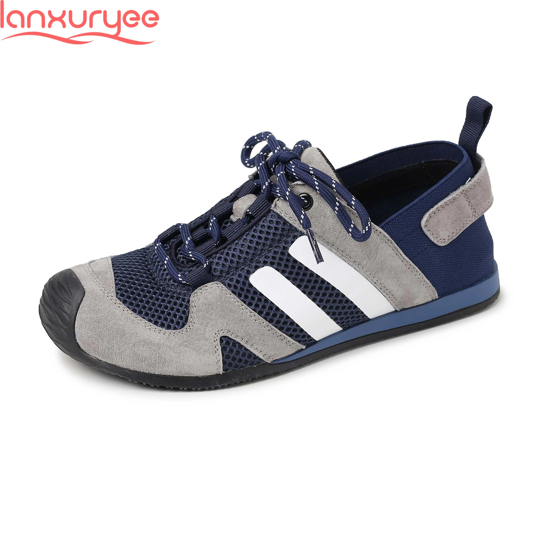 

Lanxuryee Pig Замшевая дышащая сетка Элегантная повседневная летняя обувь для свиданий на низком каблуке Роскошные дизайнерские удобные женские повседневные туфли на плоской подошве