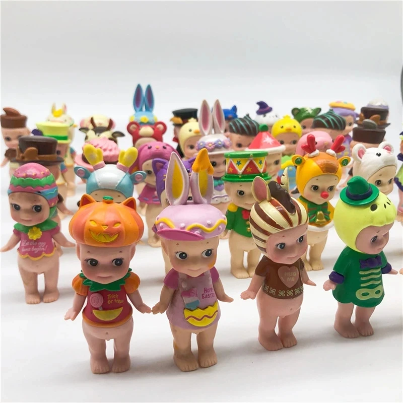 Figuras de acción de PVC para niños y niñas, muñecos de cuerpo completo de 8 piezas, con diseño de Júpiter, amor, Ángel, Nake, Cupido, Kewpie