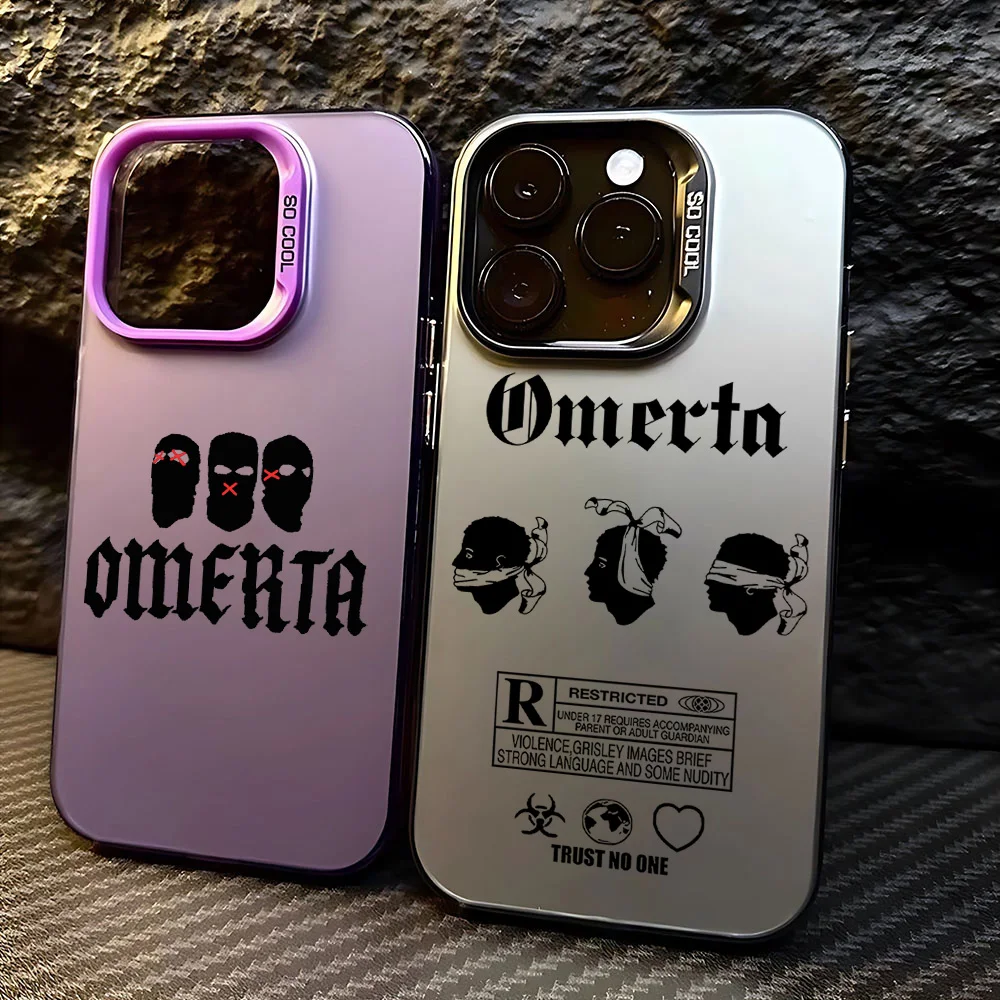 Hot Omerta Maes Phone Case For IPhone 16 15 14 13 12 11 Mini Pro Max X XR XSMAX 8 7 Plus Anti Fall P-PAULS Matte Back Cover