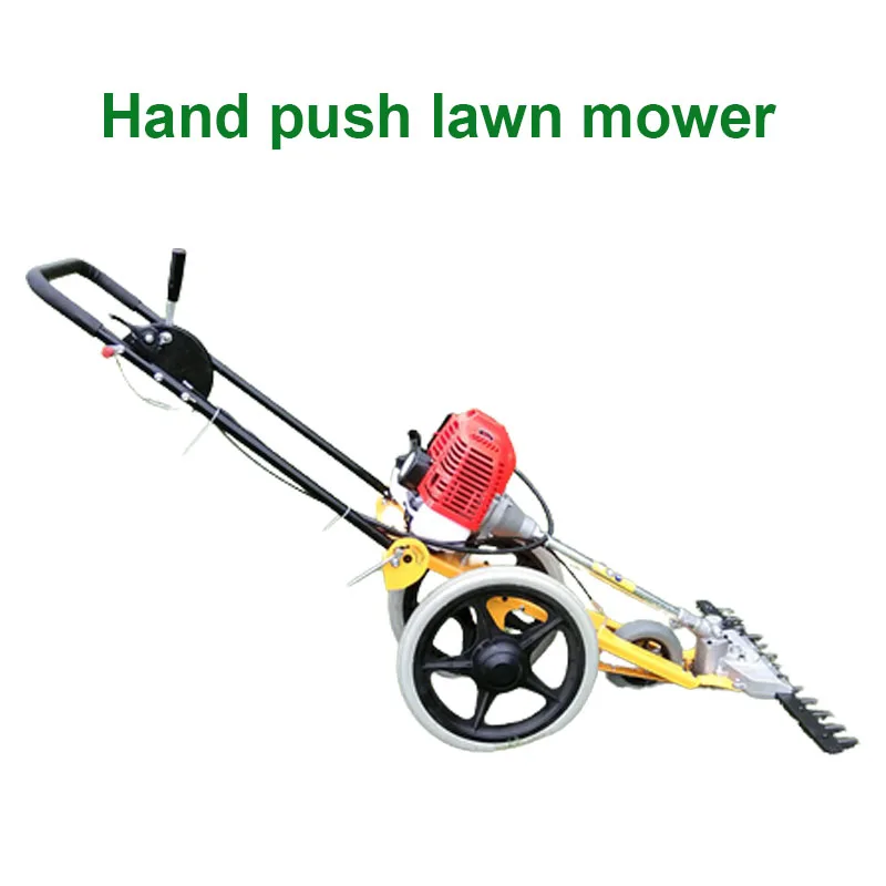 Multifunctional Four Stroke Small Gasoline Hand Push Lawn Mower For Land Reclamation/Agricultural/Orchard Brush Cutter