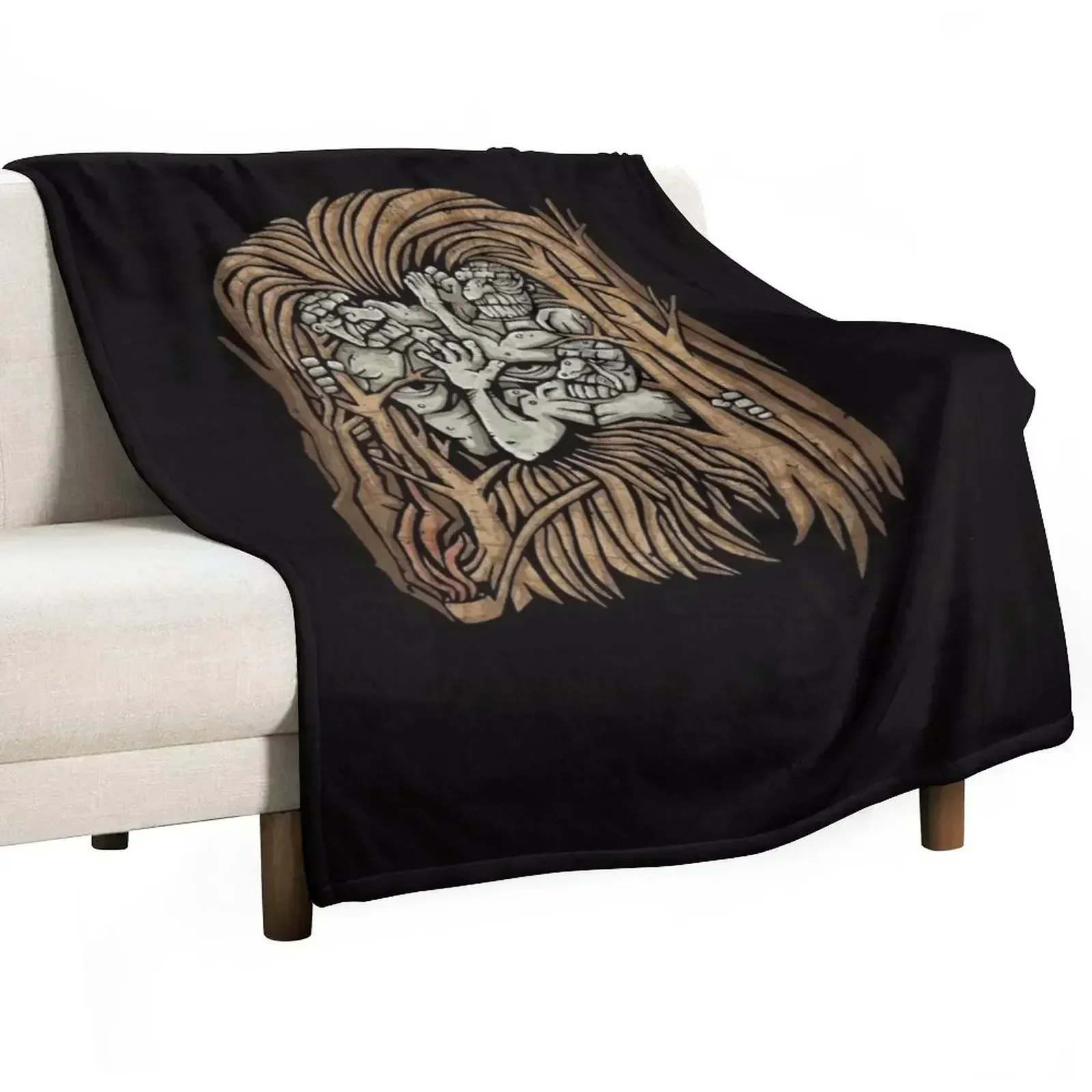 Gandalf T-ShirtThe Dawn Will Take You All Throw Blanket Hair Luxury Designer Plush Furry for babies Blankets