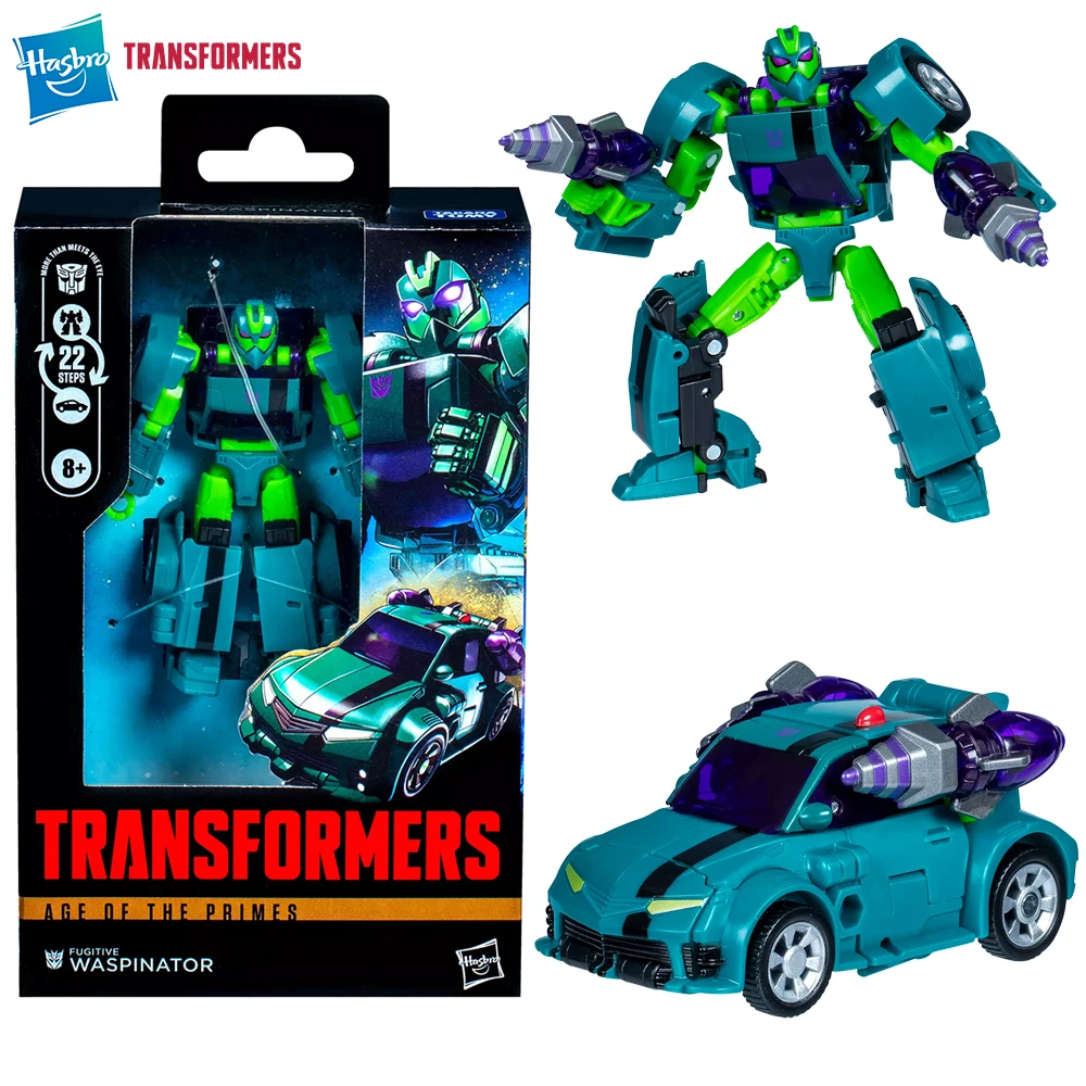 

In-Stock Hasbro Transformers Age of the Primes Fugitive Waspinator 14cm Deluxe Class Collectible Action Figure Model Gift Toys