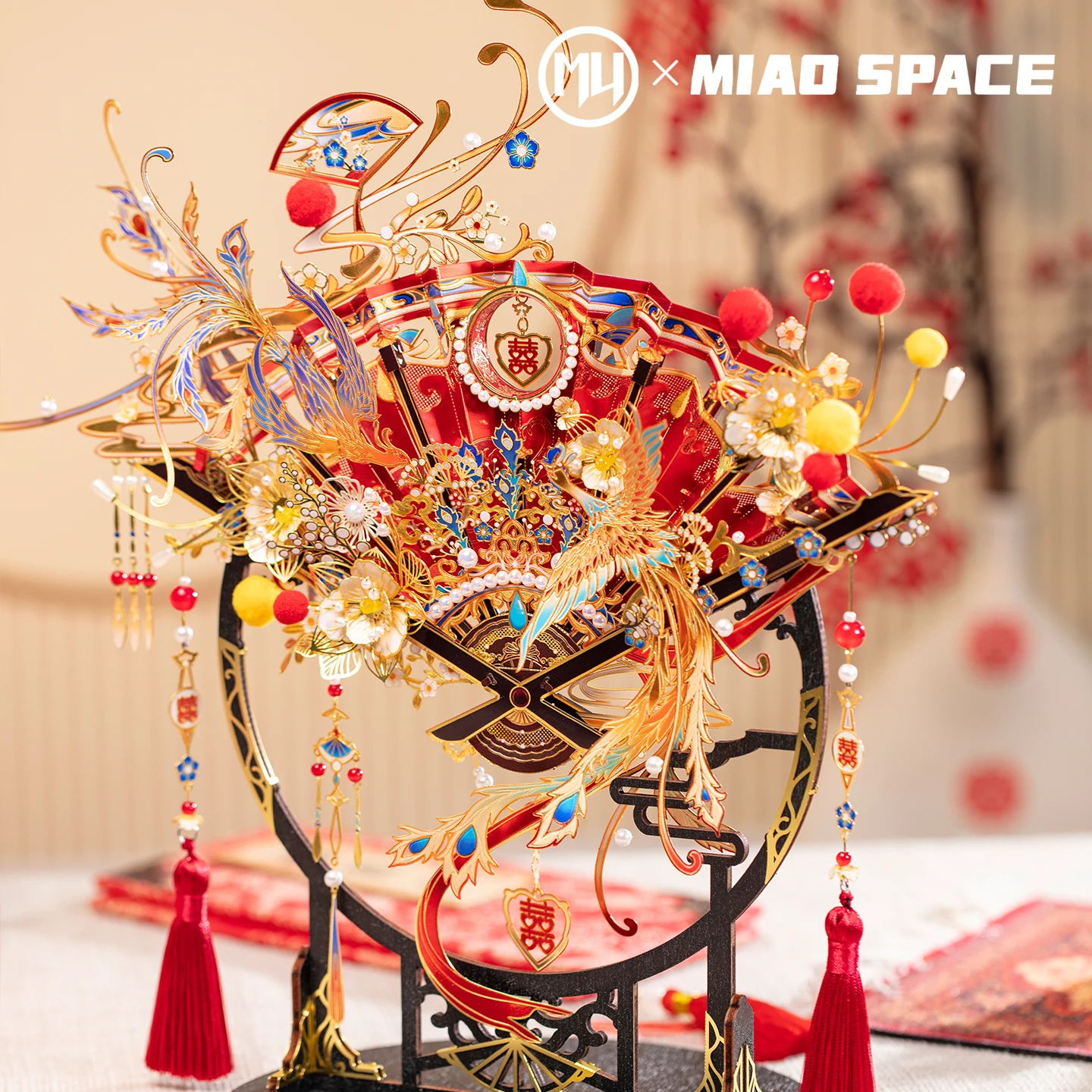 

MU wedding big Xi fan 3d metal jigsaw manual diy puzzle toys desktop office ornaments decompression send girlfriend birthday