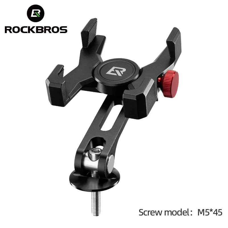 ROCKBROS Fahrrad-Telefonhalter 4,7–7,09 Zoll, hochfeste Handy-Halterung aus Aluminiumlegierung, Handy-Ständer, Fahrradzubehör
