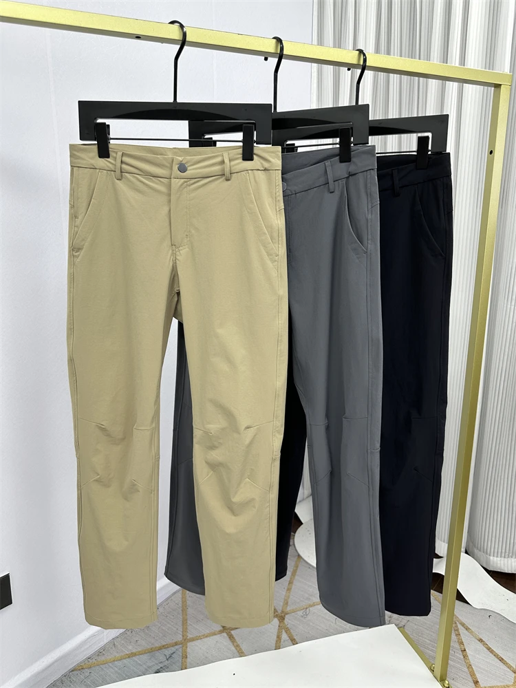 

Busin Lightweight Series Men's Summer Elastic Breathable Waterproof Outdoor Casual Straight Leg Soft ell Pants