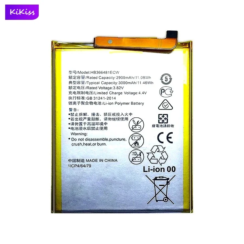 HB366481ECW Mobile Phone Battery For Huawei Ascend P9 Lite/P8Lite 2017/P20Lite/P10Lite/For Honor 8 Lite/5C/G9/Y6 II 2900mAh
