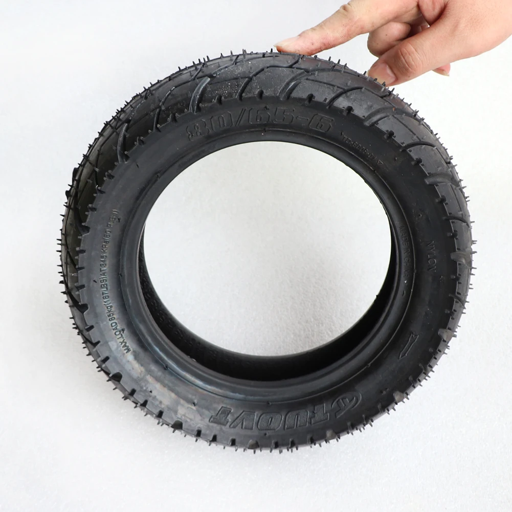 80/65-6 Tire for 10 Inch Folding Electric Scooter ZERO 10X Dualtron KUGOO M4 Thickened Widened Tyre 10x2.50 Inner Tube